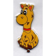 Giraffe Cartoon Style Special Shape Gold